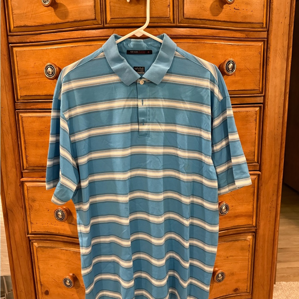Nike Blue Tiger Woods Collection Polo Shirt
